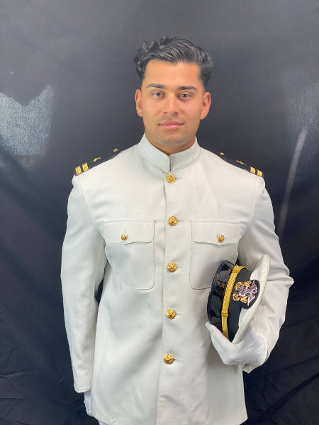 Andrew Mars in military outfit - The Hollywood Men