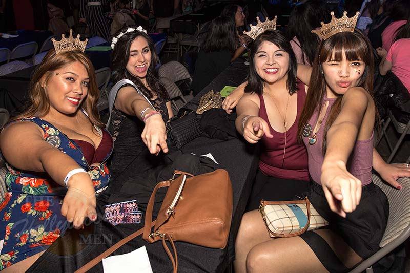 4 ladies from Team Bride at The Hollywood Men
