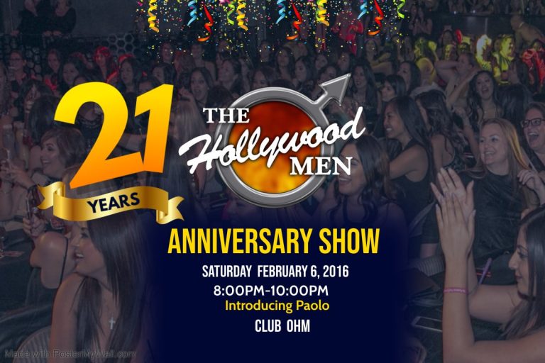 The Hollywood Men 21st Anniversary Show