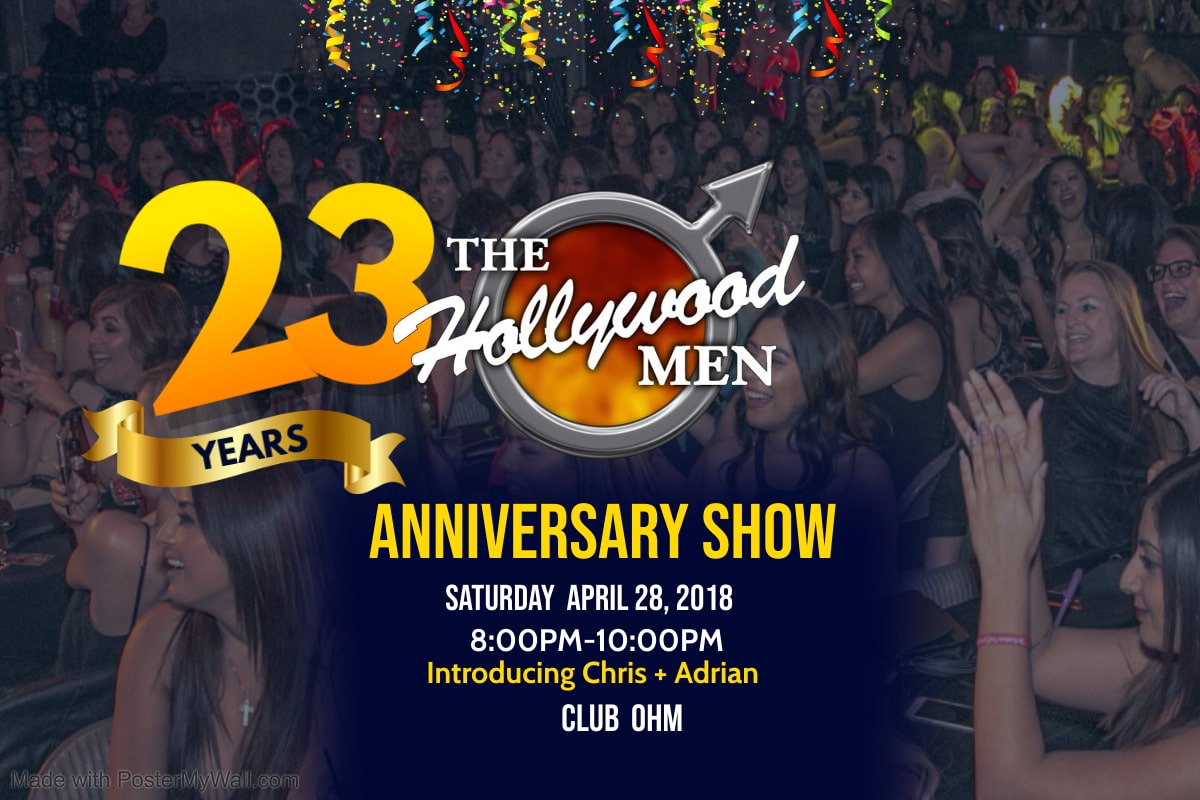 The Hollywood Men 23rd Anniversary Show